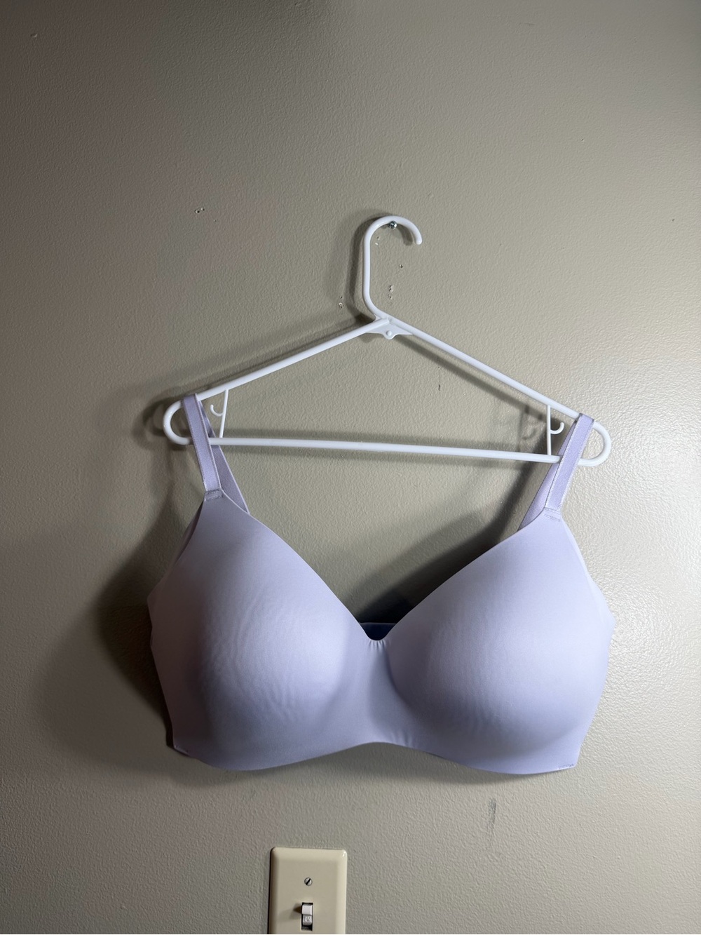 Knix Wireless Contour Bra Lilac Size 8